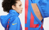 Nike Kurtka Damska - FC Barcelona - Wiatrówka z Podszewką - Niebieska - Rozmiar L - Loose Fit - DN3845-403