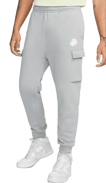 Męskie spodnie Nike Sportswear Cargo Fleece Szare XL FD0417-073