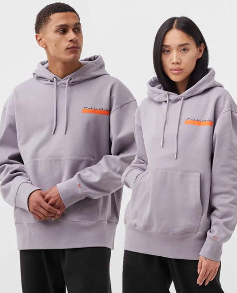 Bluza Unisex Calvin Klein K10K109198PDD Fioletowa XS