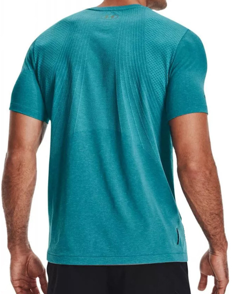 Niebieska Męska Koszulka Under Armour Rush Celliant Fitted 1361130476 L