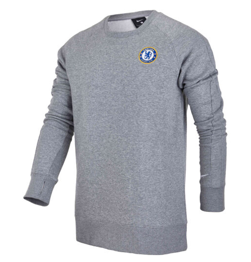 Szara Męska Bluza Nike Fleece Chelsea FC S CI9516-063