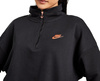 Czarna Bluza Damska Nike DO2552-010 L Oversize Fleece