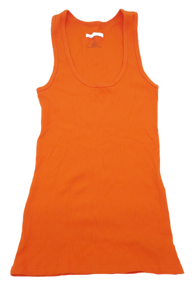 Koszulka Damska Calvin Klein - Pomarańczowy Top - Bawełniany - Rozmiar S - 0040114WAE SBE