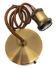 Lampa Wisząca Girard Sudron Antyczna Brązowy Kabel