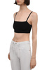 Calvin Klein - Top Bralette - Czarny - Krótki - Rozmiar L - K20K203721BEH