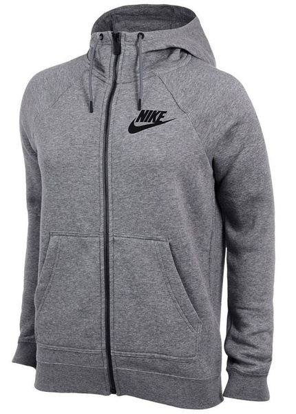 Szara bluza Nike AJ7339-091 M Damska z Kapturem Rozpinana