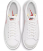 Białe Z Różowym Logo Buty Nike Blazer Low Platform DJ0292-103 44 Damskie