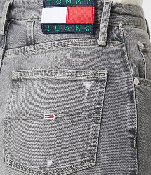 Szare Jeansy Damskie Tommy Hilfiger Mom 25/30 – DW0DW10741