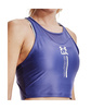 Niebieski top Under Armour Iso-Chill Crop 1361151-561 SM Fitted