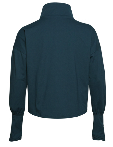 Niebieska Bluza Damska Under Armour SM Zamek 1/2 ColdGear -  1356358467