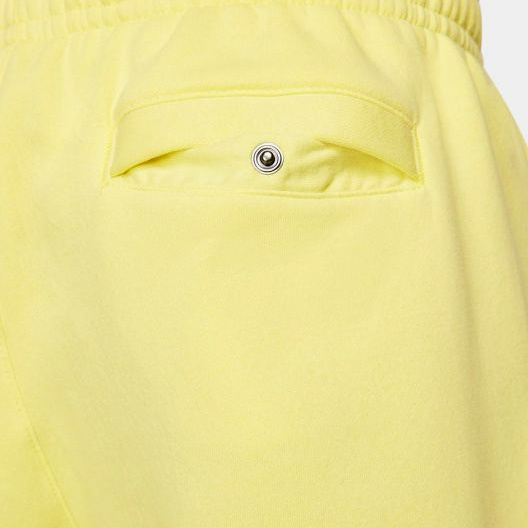 Spodenki Męskie Nike Żółte - Sportswear Club Fleece - DZ5439-712 - Rozmiar L