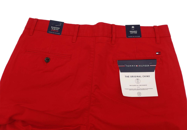 SPODNIE  TOMMY HILFIGER CHINOS SLIM BLEECKER W30L32 MW0MW06900