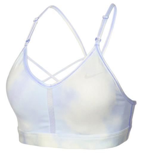 Nike Biustonosz Sportowy - Fioletowy Stanik - Rozmiar S - Dri-FIT Indy Light Support - CZ7648-569