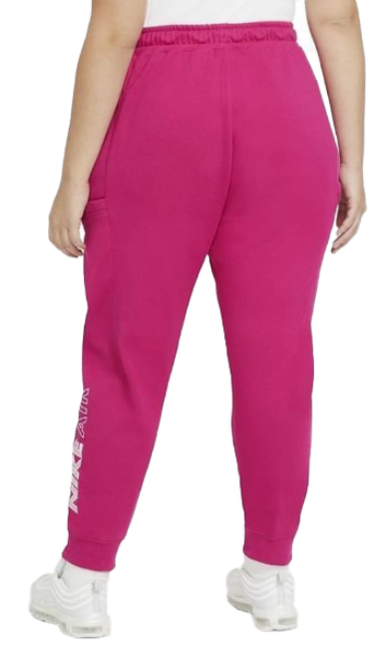 Różowe Damskie Spodnie Nike Air Fleece 3X DN4969-615