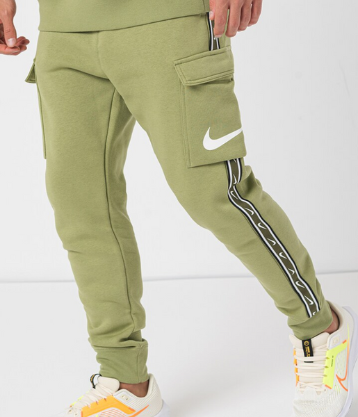 Zielone Spodnie Nike DX2030-334 L Męskie Cargo Joggers