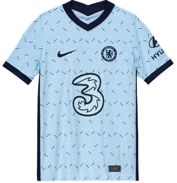 Jasnoniebieska Koszulka Dziecięca Nike Chelsea 2020 CD4497-495 XS