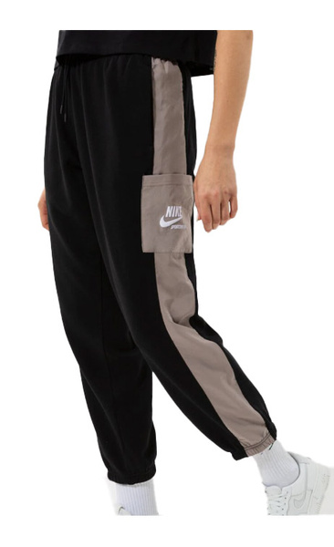 Nike Joggery Damskie Czarne L Sportswear Heritage Fleece - DD5679-010