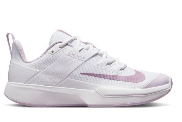 Białe Z Fioletowym Logo Buty Nike Court Vapor DH2945-033 40,5 Damskie