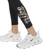 Nike Legginsy Damskie CU5342-010 Czarne XS Kwiatowe Logo