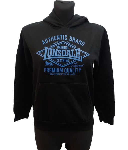 MŁODZIEŻOWA  BLUZA Z KAPTUREM LONSDALE r.152
