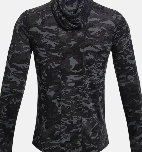 Czarna Koszulka Męska Under Armour 1361467001 L HeatGear Camo