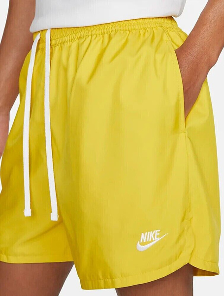 Nike Męskie Spodenki Sportowe - Luźne - Żółte - DM6829-709 - Rozmiar XL