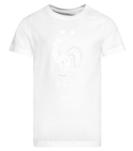 Biała Koszulka Nike CD1487-100 L Junior Chłopięca Francja