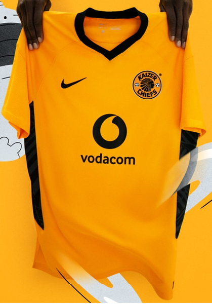 Żółta Koszulka Damska Nike Kaizer Chiefs 2021/22 M CV8188-706