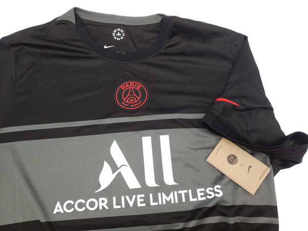 Męska Koszulka PSG Stadium Third 2021/22 DB5900-011 XXL Czarna