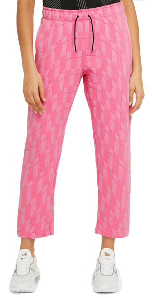 Nike Spodnie Dresowe Damskie - Różowe - Rozmiar S - Sportswear Tech Pack - CZ8936-639