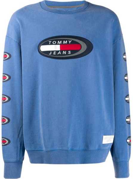 Bluza Męska Tommy Hilfiger Summer Heritage DW0DM07266 Niebieska M