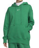 Bluza Nike Damska z Kapturem - Zielona - Rozmiar L- Oversized - DQ5860-365