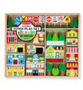 Melissa & Doug Drewniany Zestaw Miasto 32 Elementy