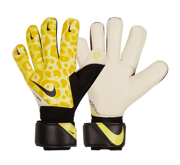 Jasnożółte Rękawice Nike Vapor Grip3 z Plamami Rozmiar 9 - DV2247740