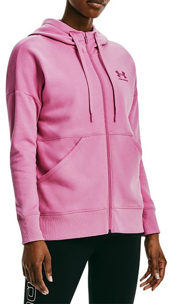 Różowa Bluza Damska Under Armour 1356400680 SM z Kieszeniami