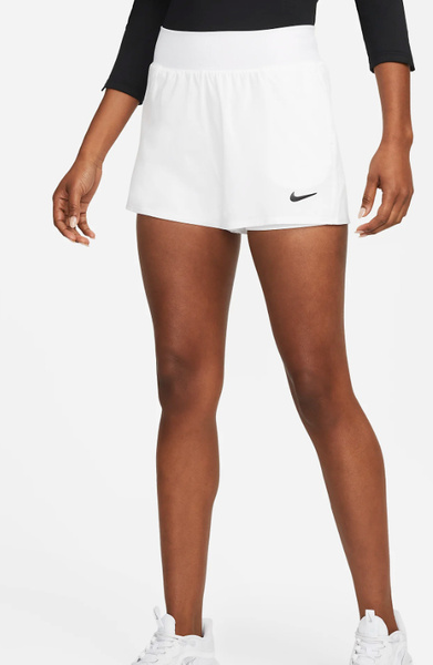 Nike Spodenki Damskie - Tenisowe - Białe - Wbudowane Szorty - Rozmiar M - Victory Shorts - DH9557-100