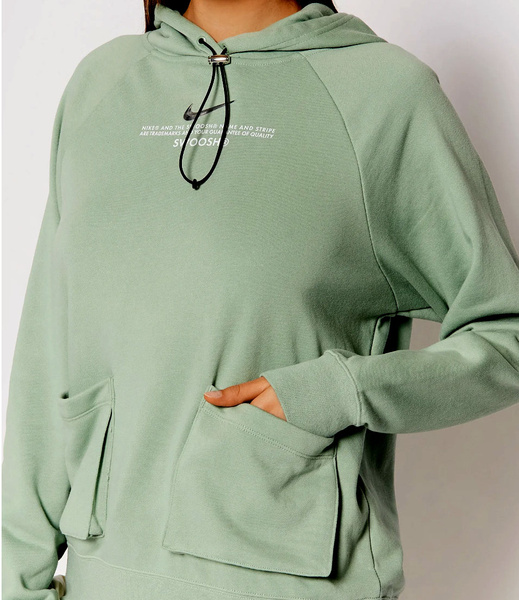 Zielona Bluza Damska Nike CZ8896-006 XS Oversize Swoosh