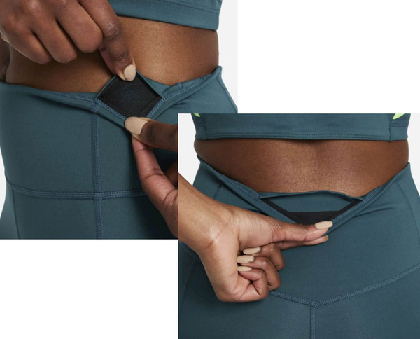 Czarne Legginsy Damskie Nike One 2X DH3183-010 Dri-FIT 