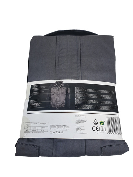 Kurtka Robocza Tom & Rose XXL Czarno-Szara