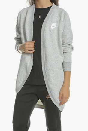 Szara Narzutka Cardigan Nike 939567-050 XL Damska Rally