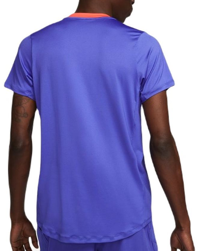 Koszulka Tenisowa Fioletowa Męska Nike Advantage Crew Top DD8317-430 XXL