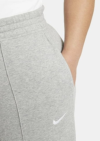 Nike Spodnie Dresowe Damskie - Joggery - Szare - NSW Fleece - DH1045-063 - Plus Size - Rozmiar 3X
