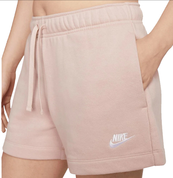 Spodenki Nike Club Fleece L DQ5802-601 – Różowe Mid Rise