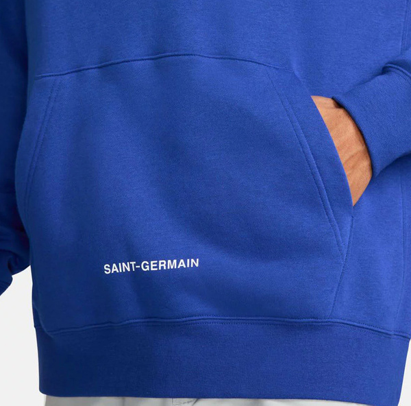 Męska Bluza PSG Club Fleece Hoodie DQ8976-417 XL Niebieska