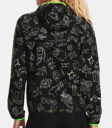 Czarna Kurtka Damska Under Armour 1362997-001 SM Run Packable