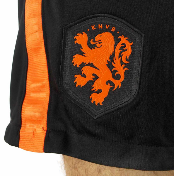 Czarne Męskie Spodenki Nike Netherlands 2020 Away CQ2367010 S