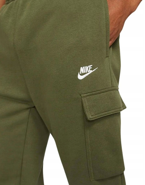 Zielono-Khaki Spodnie Nike CD3129-326 M Męskie Cargo Taper