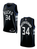 Czarna Koszulka NBA Bucks Antetokounmpo MVP Edition S