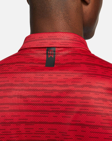 Czerwona Koszulka Męska Polo Nike Tiger Woods Dri-FIT DH0789687 S