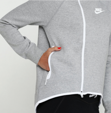 Szara Bluza Damska Nike 930757063 S Tech Fleece
